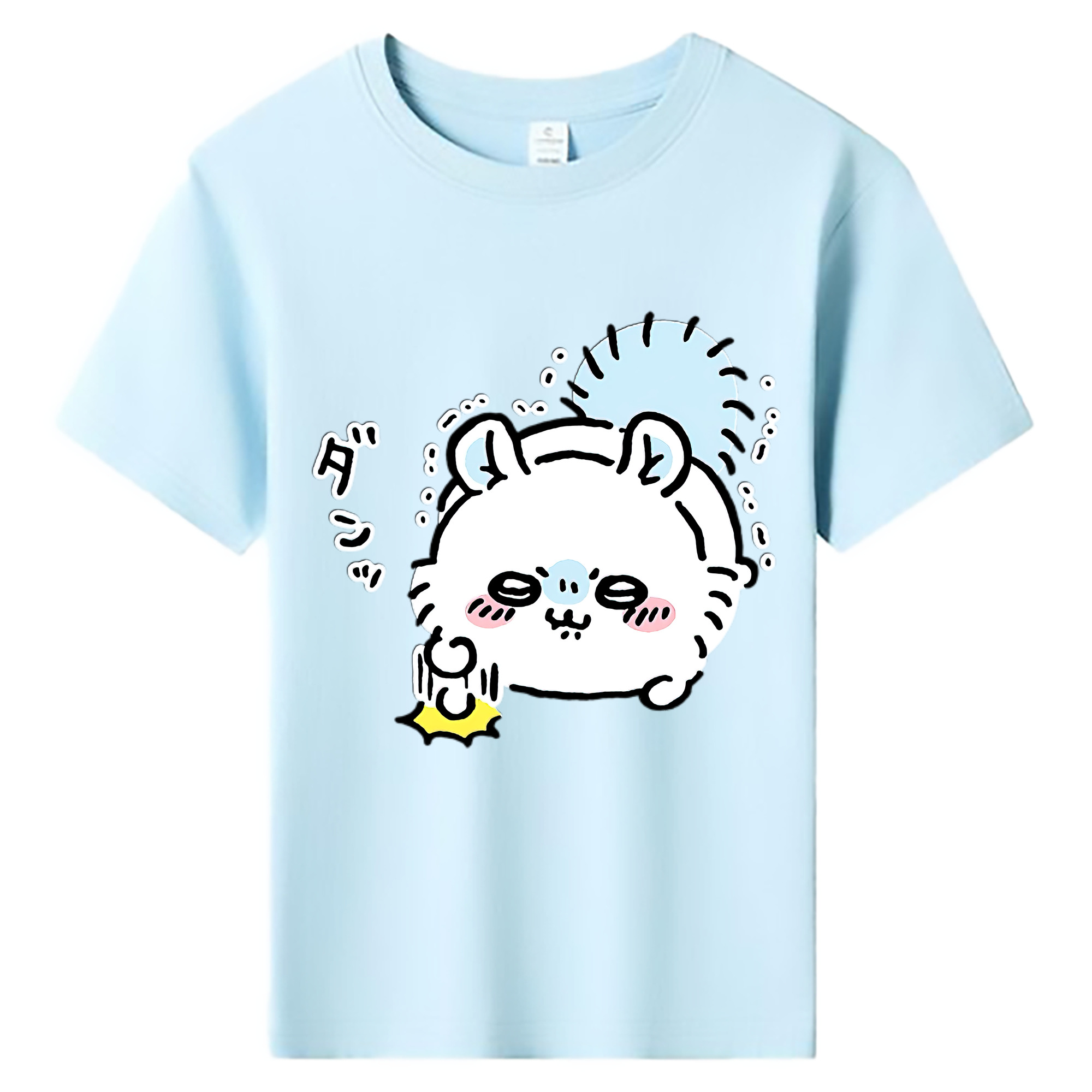 （画像用） ちいかわ モモンガ Chii-kawa Momonga 綿100％キッズTシャツ（フロントプリント）